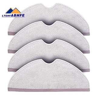 Mop pad 4 pack microfiber mop cloth for roborock s6 s6 pure s6 maxv s5 max s5 robot vacuum cleaner mop replacement
