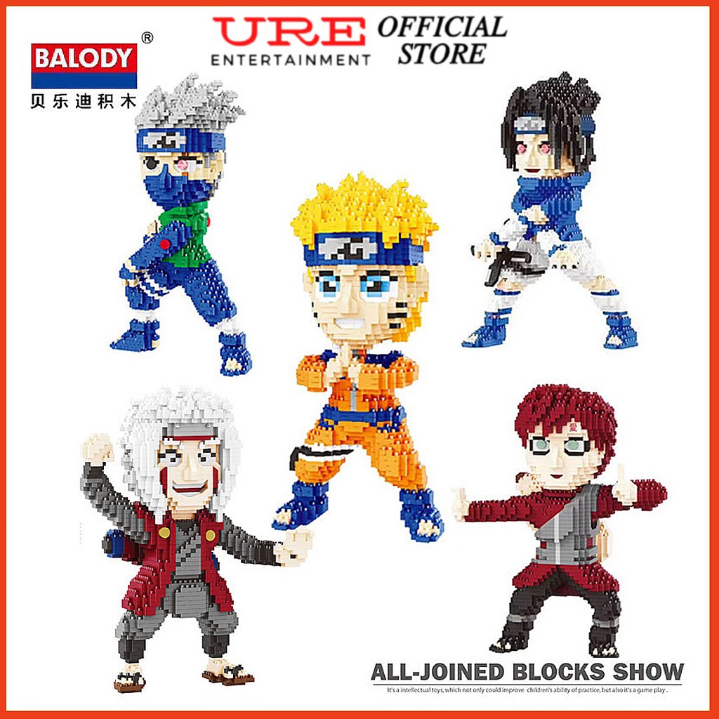 Mô hình Naruto Hatake Kakashi  l Đồ chơi mô hình Naru to l Lego 3D