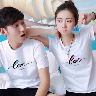 Áo Cặp love xanh hồng