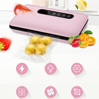Máy hút chân không thực phẩm fumadun mini màu hồng