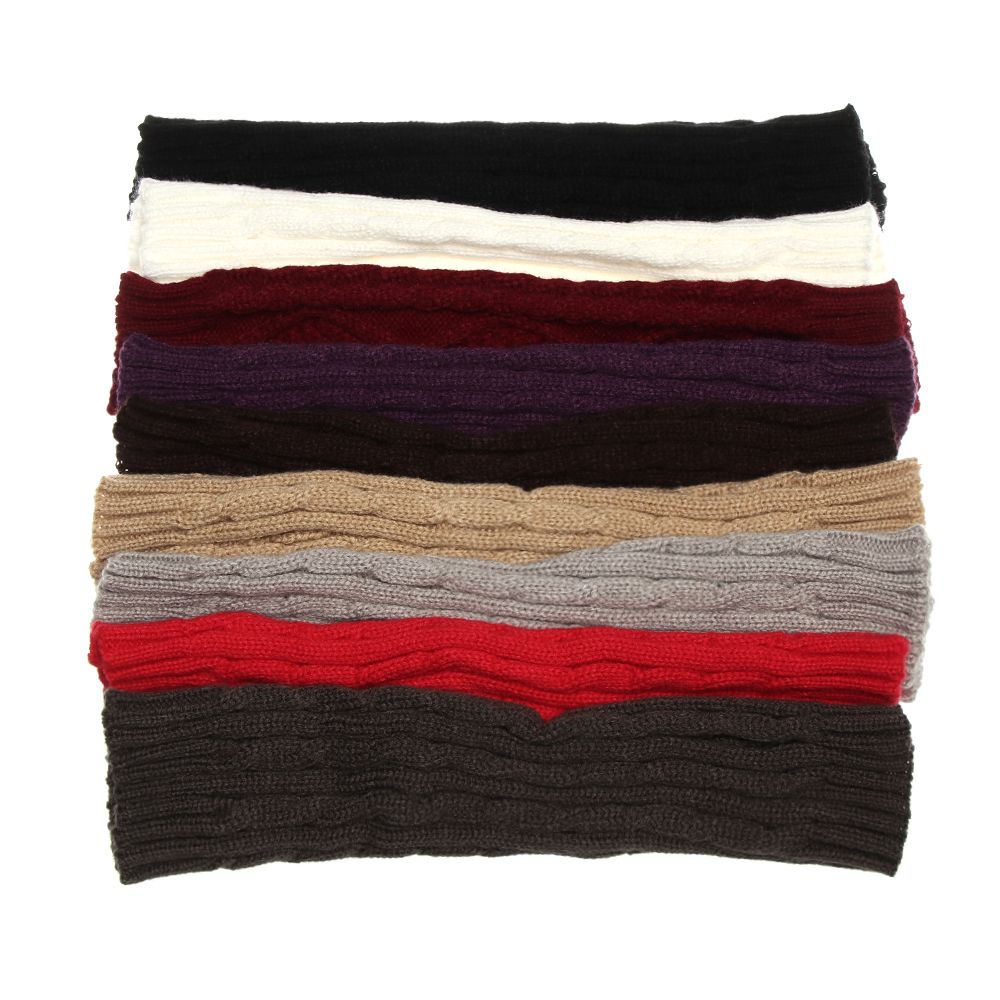 Găng Tay Len Hở Ngón Giữ Ấm Mùa Đông Dày Dặn 30cm Cho Nữ