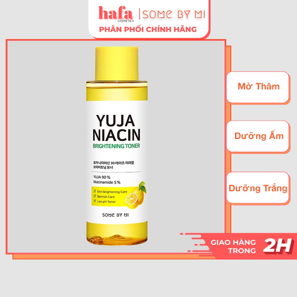 Nước hoa hồng dưỡng trắng sáng da, làm mờ thâm Some By Mi Yuja Niacin Brightening Toner _ Some By Mi Chính Hãng