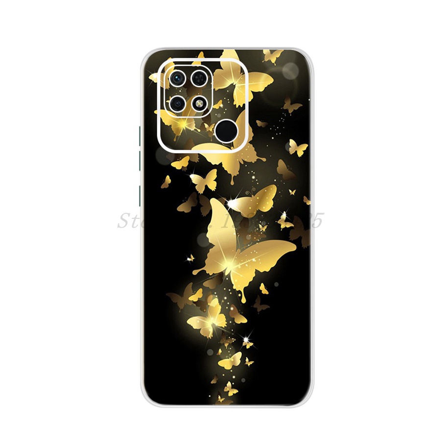 Ốp Điện Thoại Mềm In Họa Tiết Hoa Thời Trang Cho Xiaomi Redmi 10C 2022 Redmi 10C 4G 6.71 inch