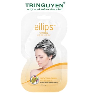 Kem ủ tóc giúp tóc mềm mượt óng ả Ellips Vitamin Hair Mask Smooth & Shiny 20g