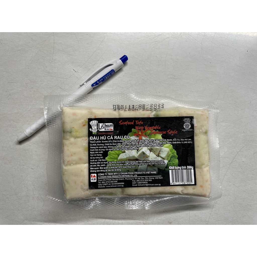Đậu hủ cá rau củ Lichuan style Japan gói 200g [giao hỏa tốc khu vực tphcm]