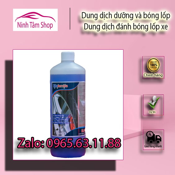 Dung dịch dưỡng và bóng lốp Ekokemika (nk Italia) 1000ml