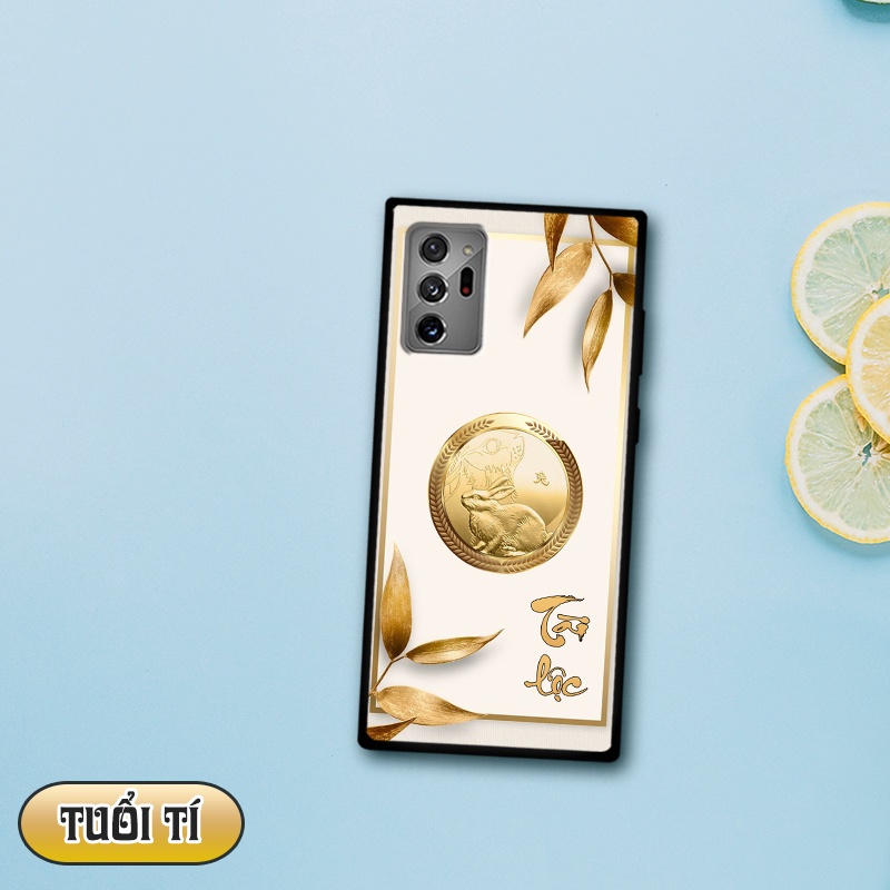 Ốp lưng kính 3D 12 con giáp - Samsung galaxy Note 20 Ultra