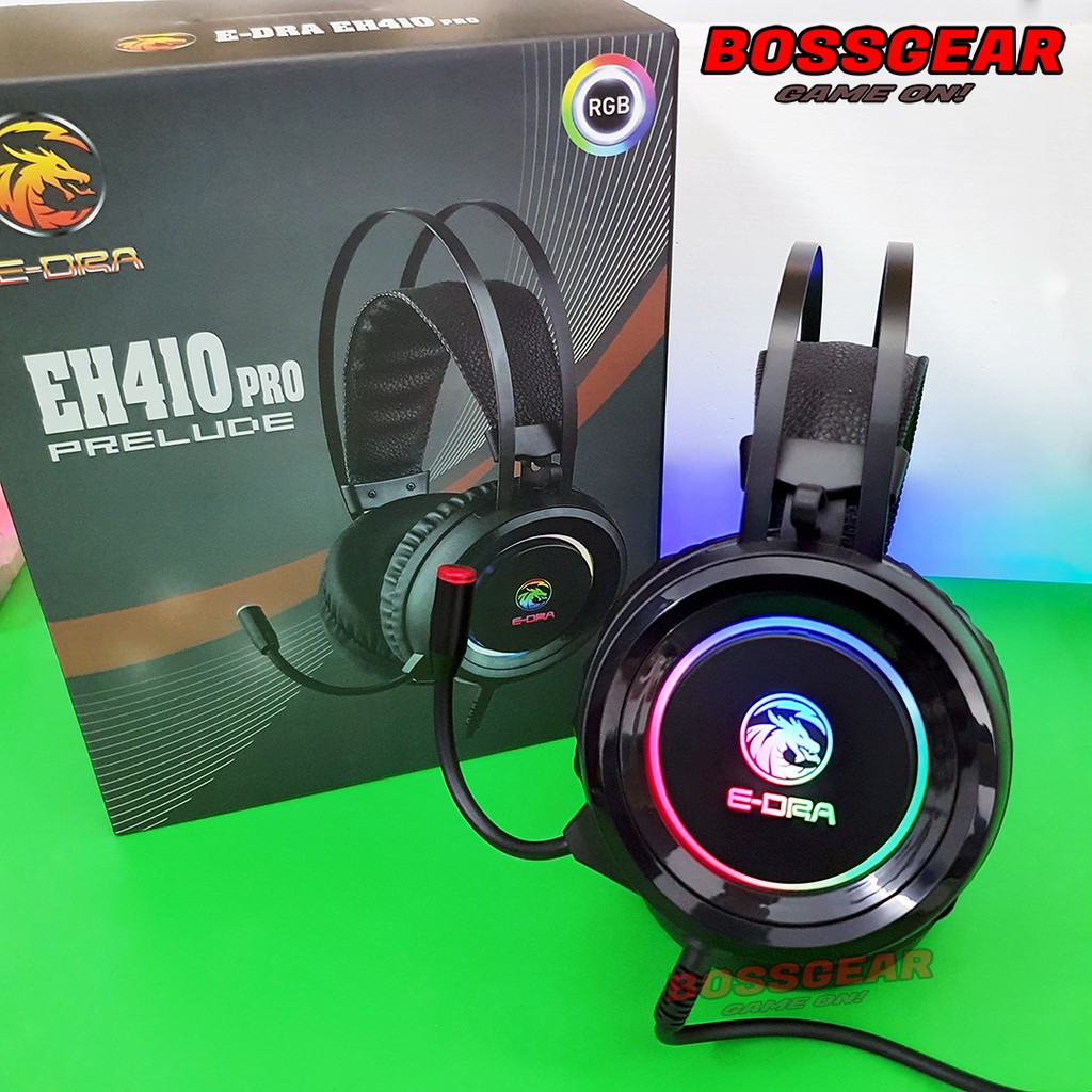 Tai nghe Gaming EDra EH410 Pro ( Giả lập âm thanh vòm 7.1, LED RGB, Vành tai lớn)