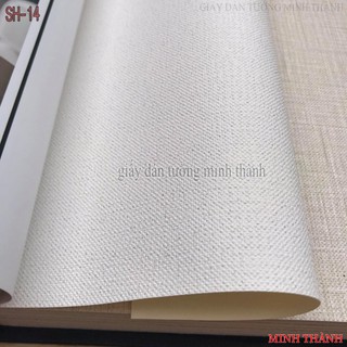 giấy dán tường mầu trắng,có kim tuyến ,giấy lụa không keo ,khổ 53cm,dán phòng khách ,phòng ngủ