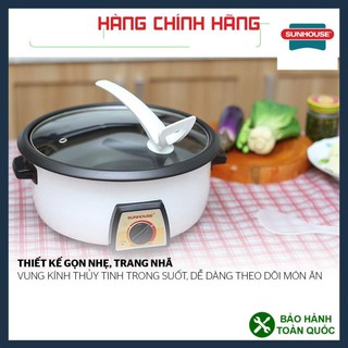 Nồi lẩu điện Sunhouse SHD4521, Nồi lẩu Sunhouse SHD4521 làm nóng nhanh, tỏa nhiệt cao cấp.