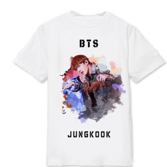 ÁO THUN IN HÌNH JUNGKOOK BTS CAO CẤP