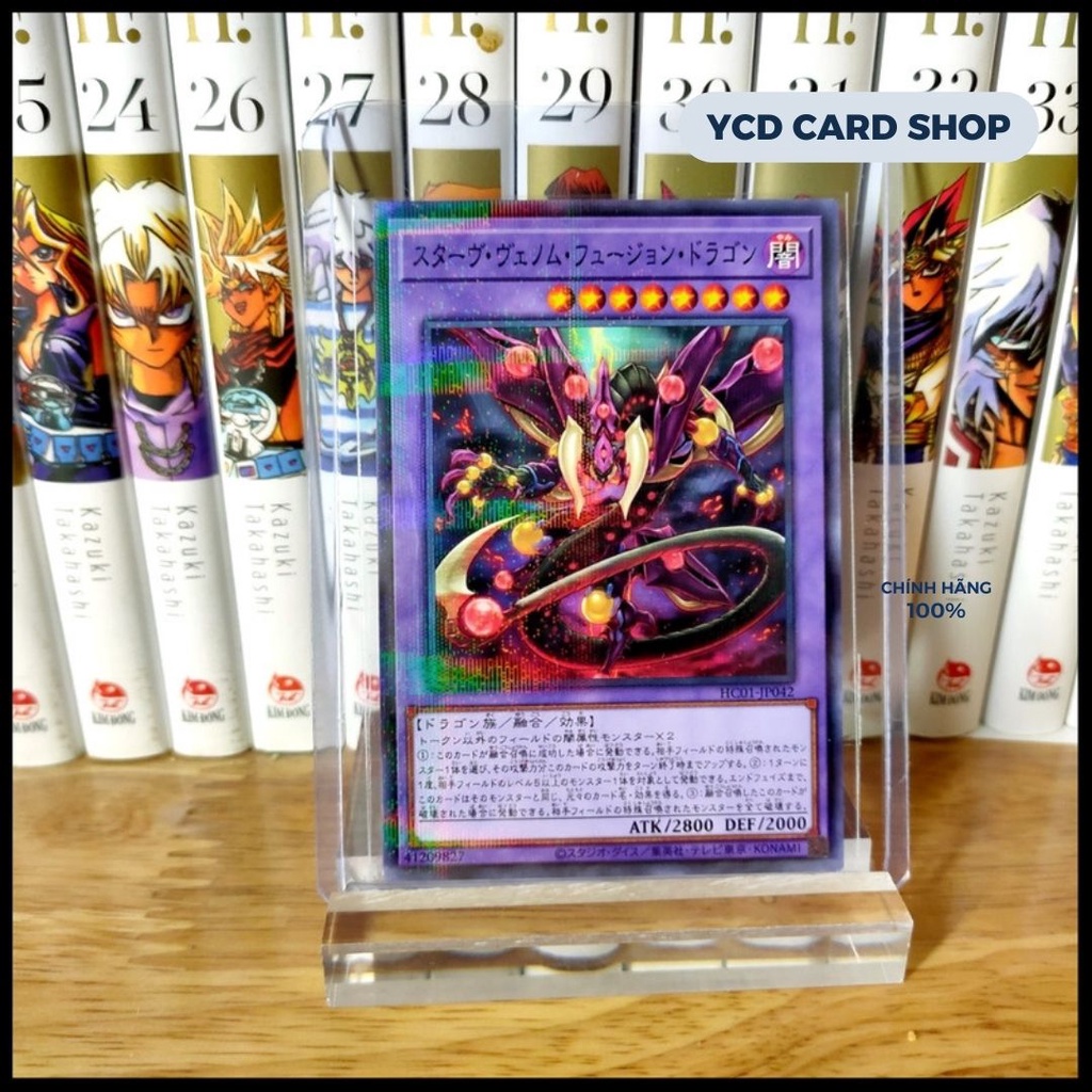 Thẻ bài Yugioh Chính Hãng Starving Venom Fusion Dragon - Normal Parallel Rare
