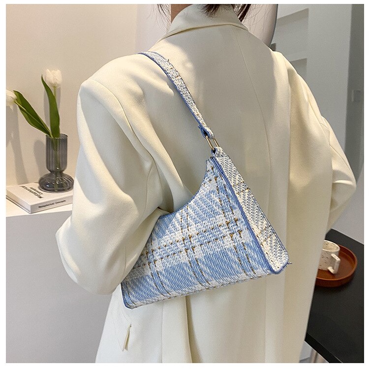 Túi xách đeo vai JASMIN NOIR bằng vải canvas thiết kế đơn giản thời trang cho nữ