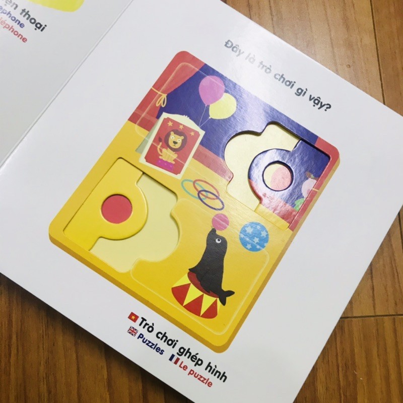 Sách Chuyển Động Thông Minh Đa Ngữ Việt - Anh - Pháp: Đồ Chơi Của Bé | BigBuy360 - bigbuy360.vn