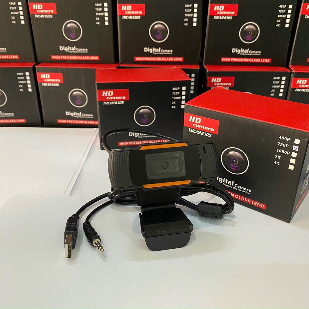 Webcam Có Mic Cho Máy Tính Học Online Trực Tuyến Hội Họp  Gọi Video hình ảnh sắc nét 720p
