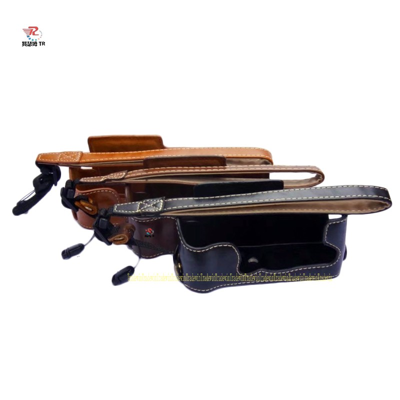 Bao Da PU Đựng Máy Ảnh Fujifilm X-E3 Xe3 Có Dây Đeo