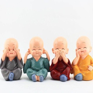 BỘ 4 CHÚ TIỂU (không nghe không thấy không nói không nghĩ)