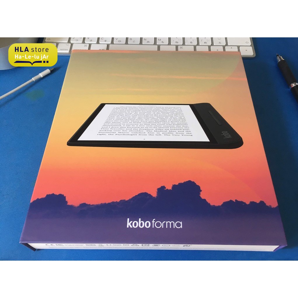 Máy đọc sách Kobo Forma 8Gb - nguyên seal - bảo hành 1 năm - hỗ trợ cài đặt online