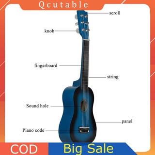Đàn Ukulele Mini 6 Dây 21 Inch Cho Bé
