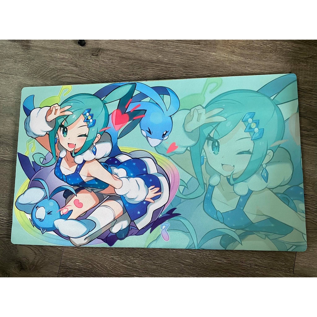 [ Dưa Hấu Yugioh ] Bàn Đấu Bài Playmat Pokemon dùng để chơi card game