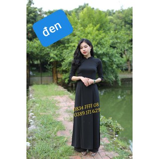 [HÀNG SẴN CÓ] ❤️❤️ Áo Dài Lụa Trơn Ảnh thật 100%