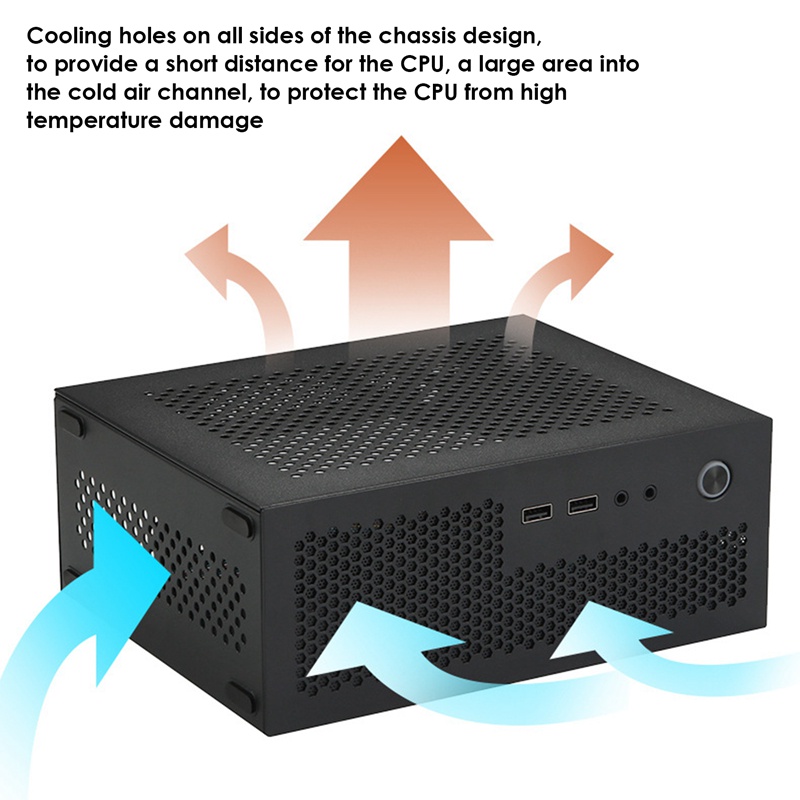 Vỏ Khung Khung Gầm Chơi Game A09 HTPC USB2.0 Cho PC Ốp