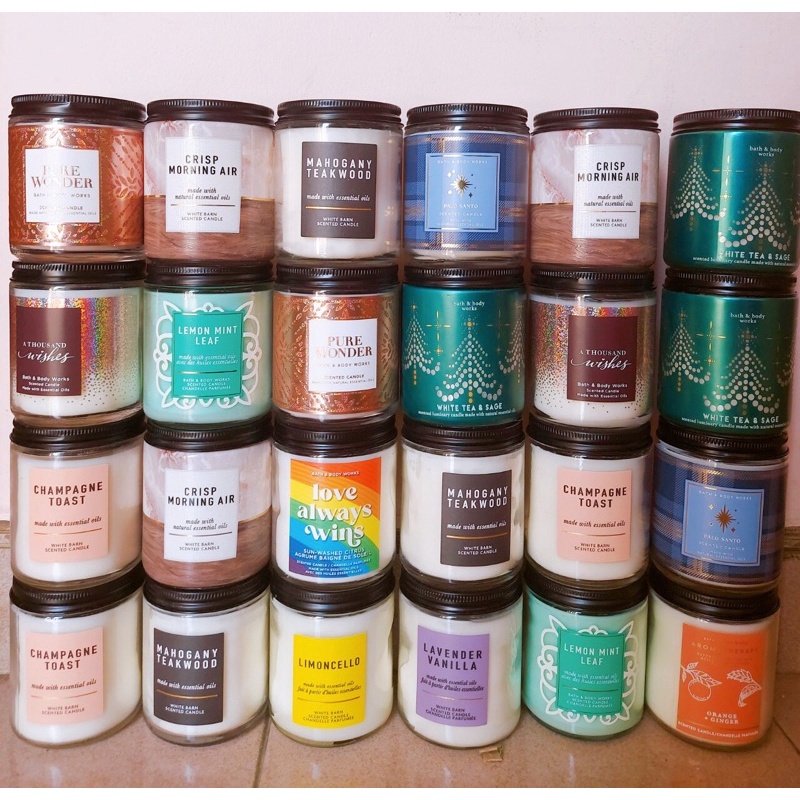 Nến Thơm 1 bấc Bath&bodyworks các loại 198g