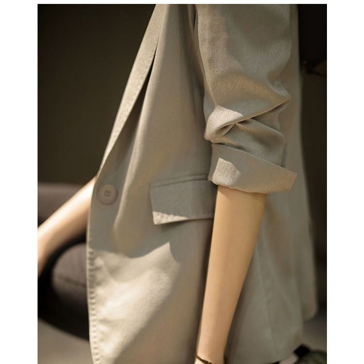 Áo Khoác Vest Tay Lửng Dáng Ôm Thời Trang Mùa Hè Sang Trọng Cho Nữ