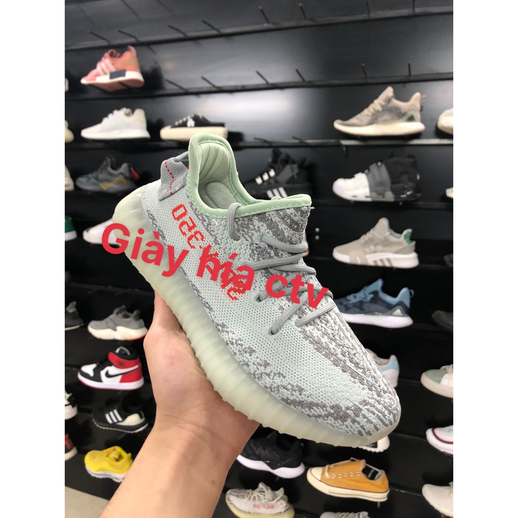 Giày thể thao yz sneaker xanh nhạt