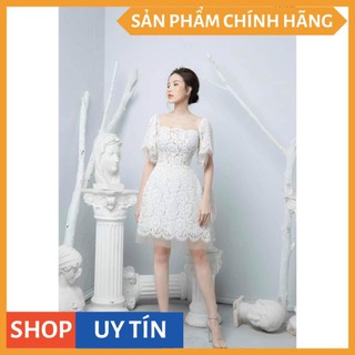 Đầm dự tiệc cổ vuông ren cao cấp xinh như công chúa Kayla Dress