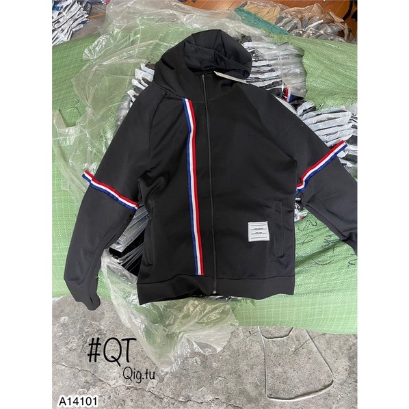 Áo chống nắng nam Thome Brown kẻ cao cấp