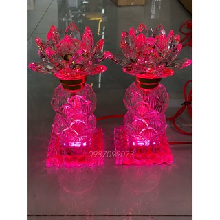ĐÈN PHA LÊ HOA SEN (MỘT CẶP)