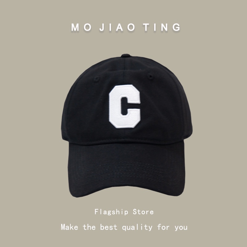 Mũ Lưỡi Trai Chống Nắng Phong Cách Nhật Bản In Chữ C Kiểu Hàn Quốc