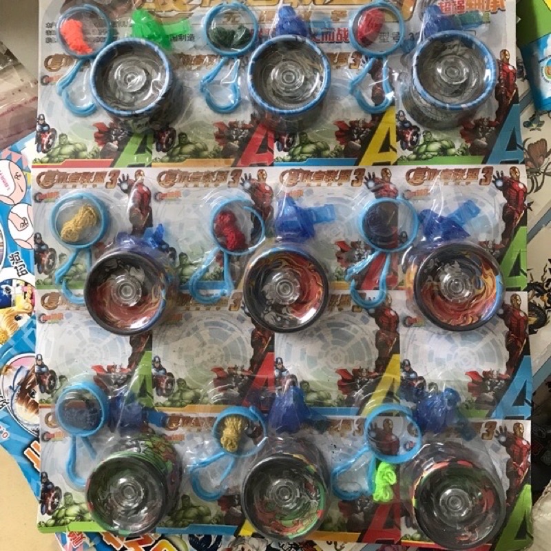 Sỉ Vỉ 9 Bộ Quay YoYo Hình Rồng Kèm Phụ Kiện Đầy Đủ