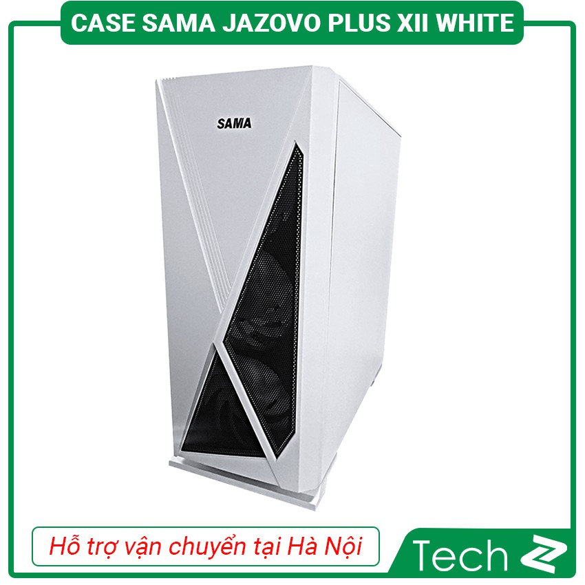 Vỏ Case SAMA Jazovo plus XII White (Mid Tower/Màu Trắng)