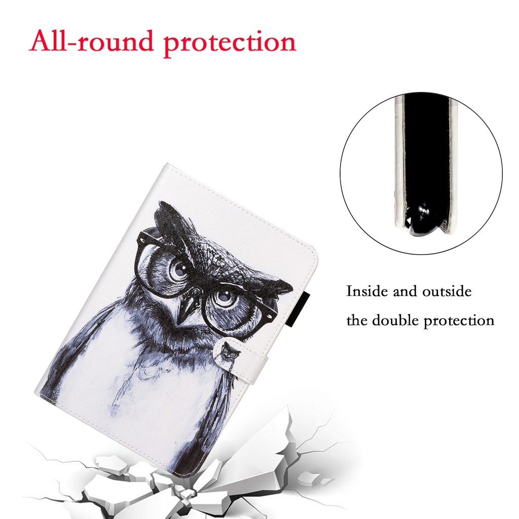 Bao Da Máy Tính Bảng PU In Hình Chống Sốc Cho Samsung Galaxy Tab A 8.0 Inch 2019 Sm-T290 T295 | BigBuy360 - bigbuy360.vn