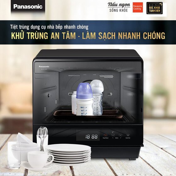 Lò chiên không dầu PanasonicH NU-SC180BYUE hấp nướng đối lưu 20L