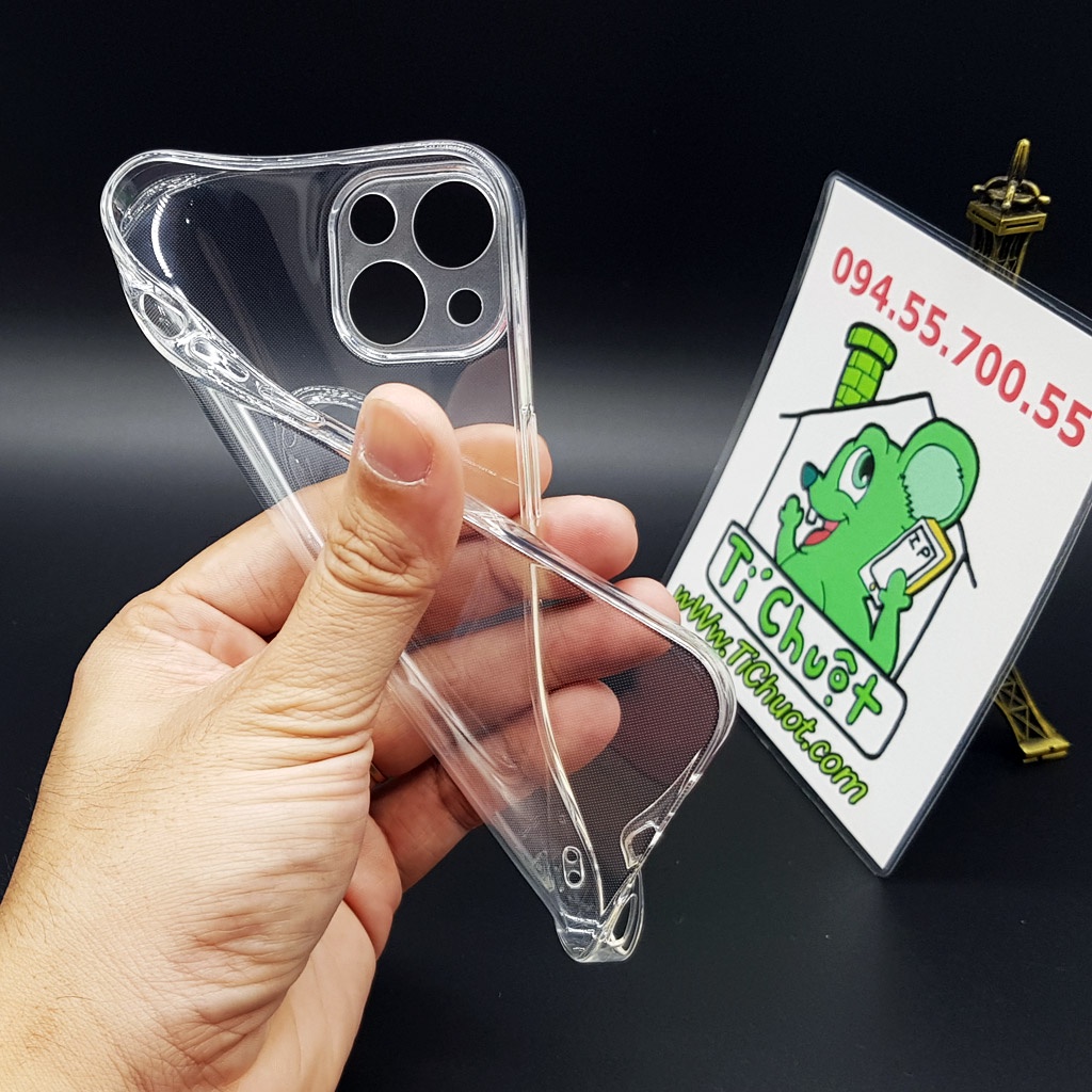 Ốp lưng iPhone 13 Mini 5.4" Silicon Dẻo trong suốt
