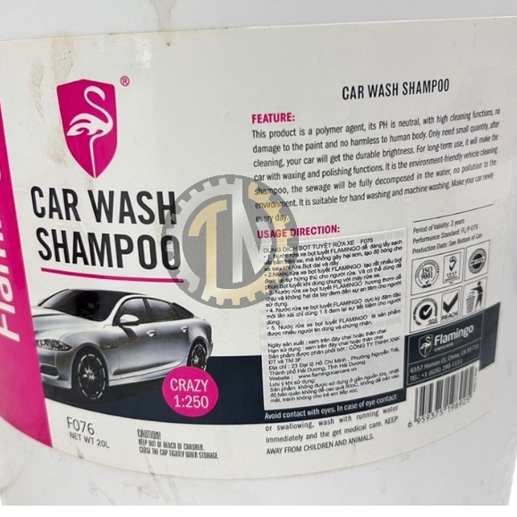 Dung dịch bọt tuyết rửa xe Flamingo 1L chính hãng F076