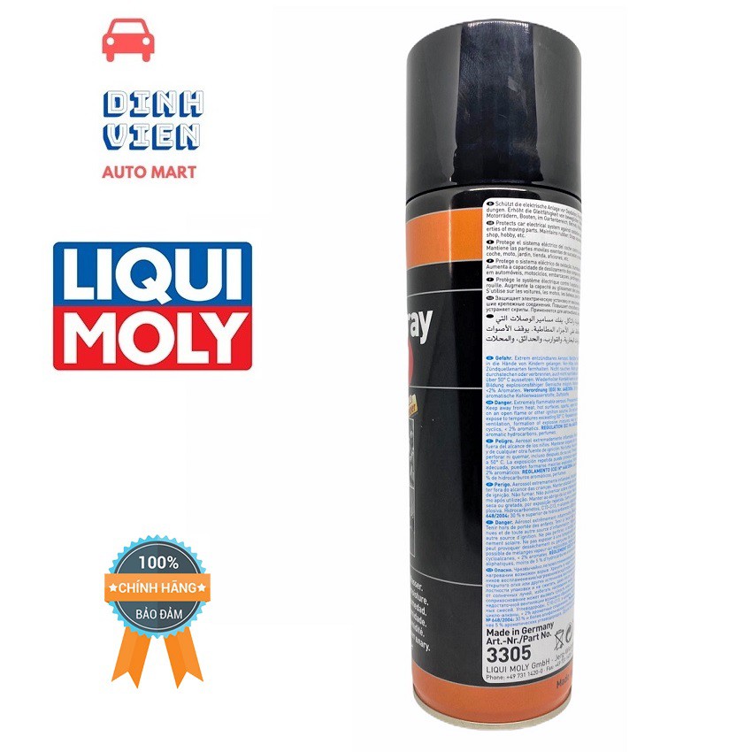 [ HỮU ÍCH] Chai xịt tẩy gỉ sét, bôi trơn đa năng Liqui Moly Multi-Spray Plus7 tẩy sạch các gỉ sét, bôi trơn và chống ẩm.