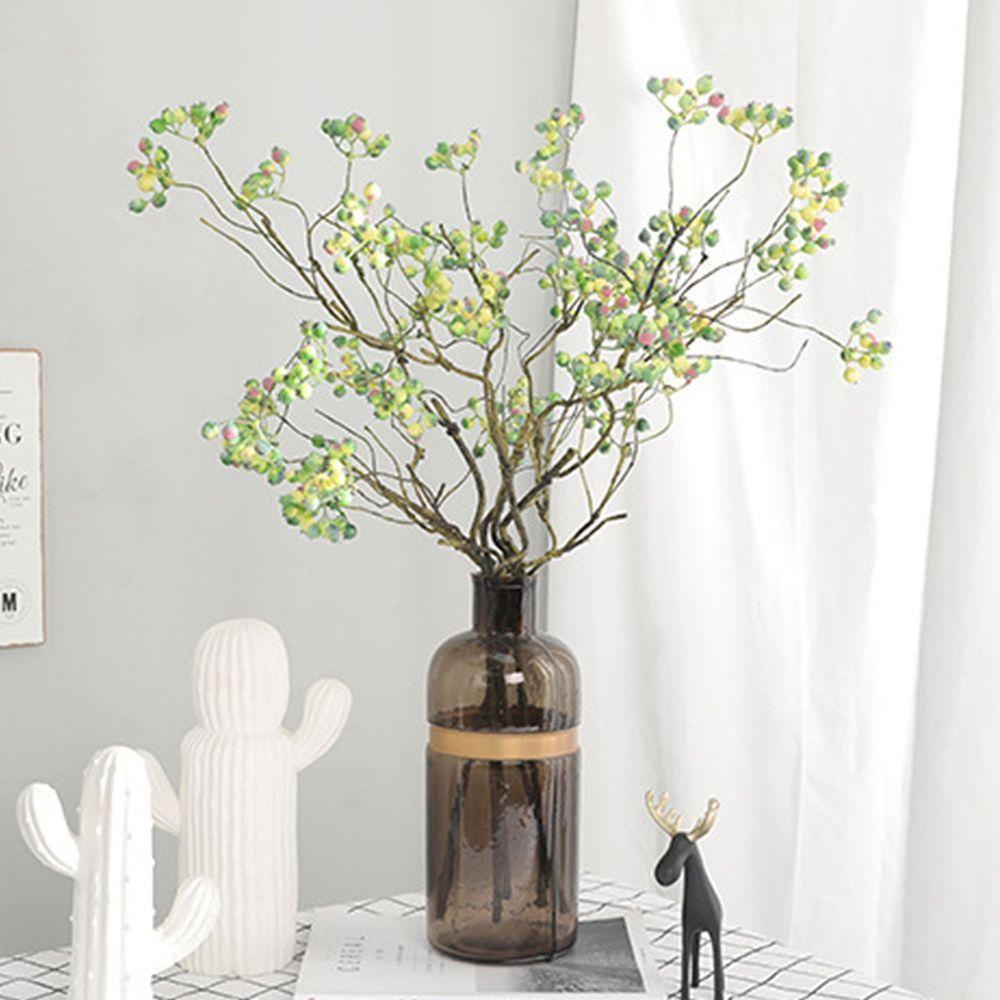 IVORY Nhánh Cây Việt Quất Nhân Tạo Sang Trọng Trang Trí Nhà Cửa / Văn Phòng / Tiệc Cưới DIY