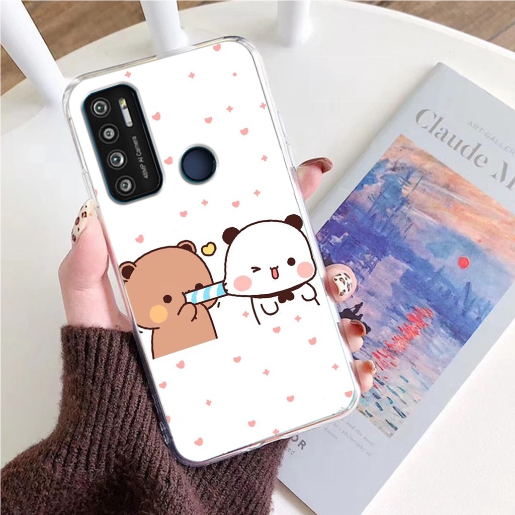 ỐP LƯNG VSMART STAR 3/STAR 4/STAR 5/LIVE 4/JOY 4  ,  IN HÌNH GẤU MOCHI SIÊU ĐÁNG YÊU, NỀN CỰC ĐẸP.
