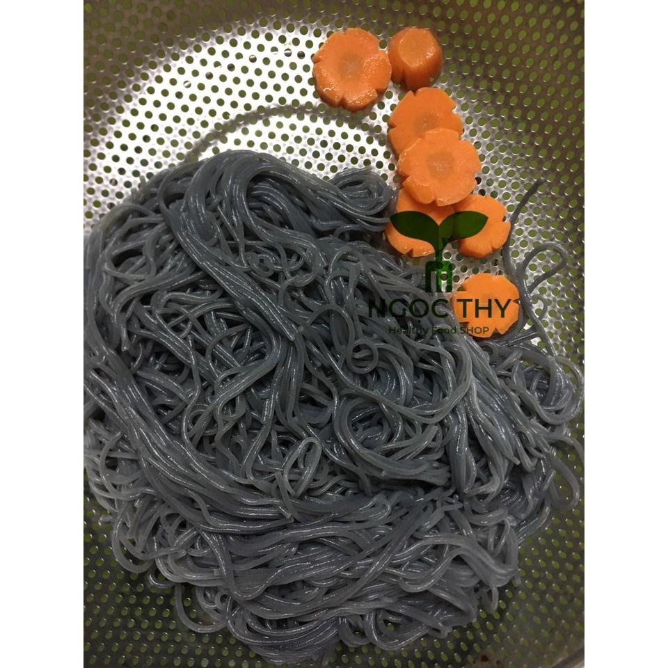 Bún gạo lứt ĐEN, mì gạo lức huyền mễ ăn eatclean giảm cân ăn kiêng healthy gói 500gr - NTFOOD