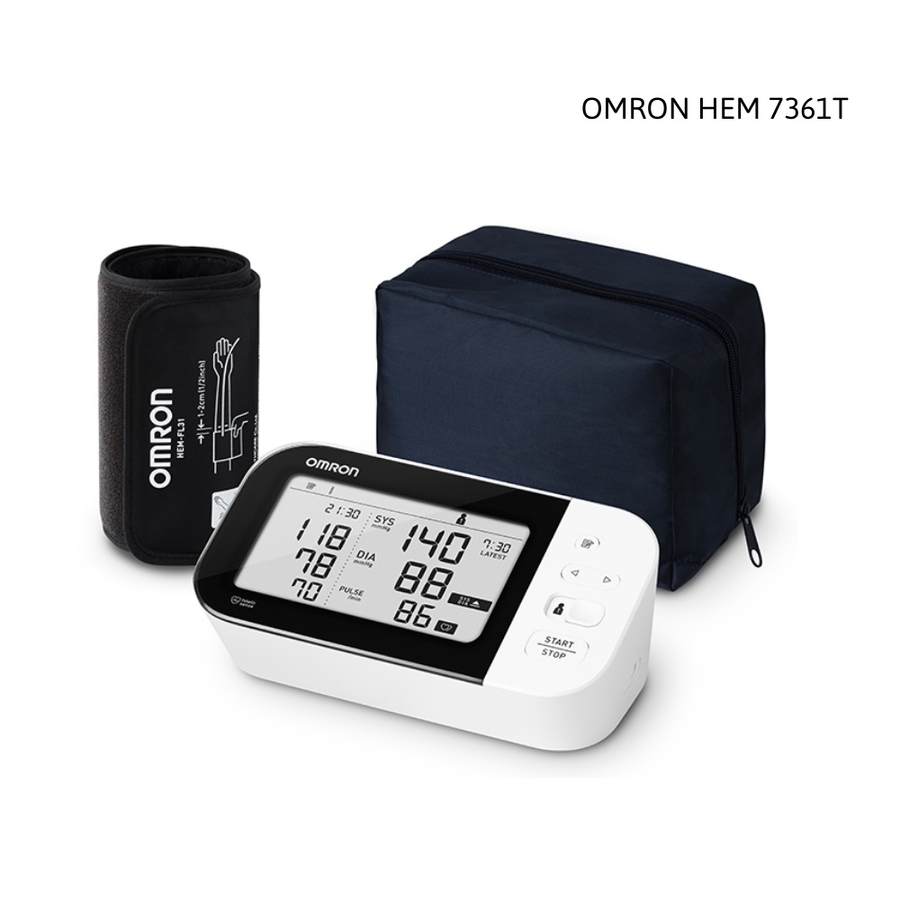 Máy đo huyết áp bắp tay tự động Omron cao cấp HEM-7361T  chính hãng - Thiết bị y tế gia đình Medifa