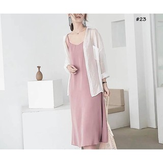 Đầm lụa 2 dây