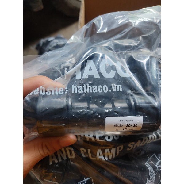 Tê đều nối ống nước sạch, ống HDPE 20x20