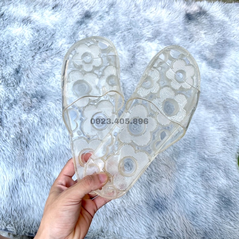 Dép đi trong nhà tắm, dép nhựa đi trong nhà vệ sinh, văn phòng kiểu dáng hàn quốc - hàng loại 1