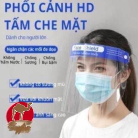 [ CHUYÊN SỈ - GIAO SIÊU TỐC ] Tấm chắn chống giọt bắn trong suốt nhựa PVC - Face Shield Mask