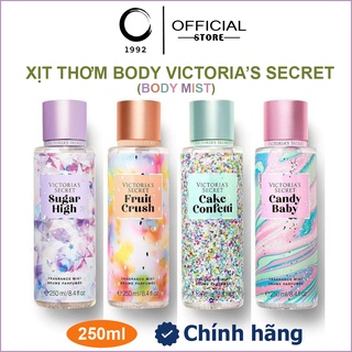 Xịt thơm body 💞𝑭𝒓𝒆𝒆𝒔𝒉𝒊𝒑💖 xịt thơm toàn thân victoria's secret ❤body mist 250ml - xịt body c1992vn