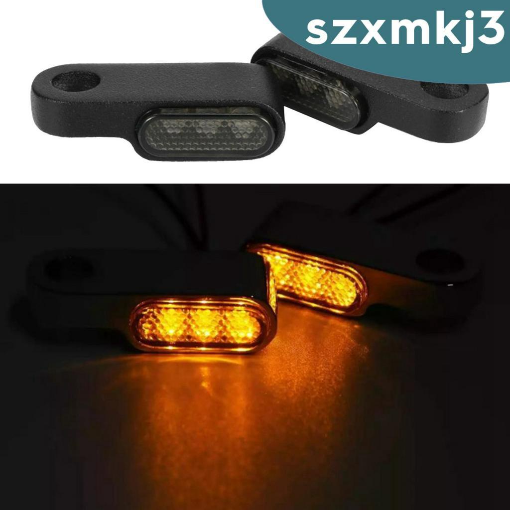 1 Cặp Đèn LED Xi Nhan Màu Hổ Phách Dành Cho Xe Mô Tô Cruiser Chorme